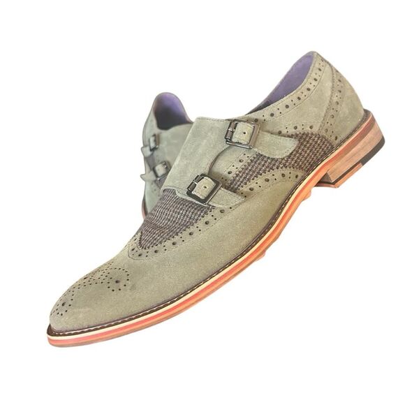 Vintage Foundry The Muphy Shoe in Olive suede men’s size 10 - Picture 8 of 11